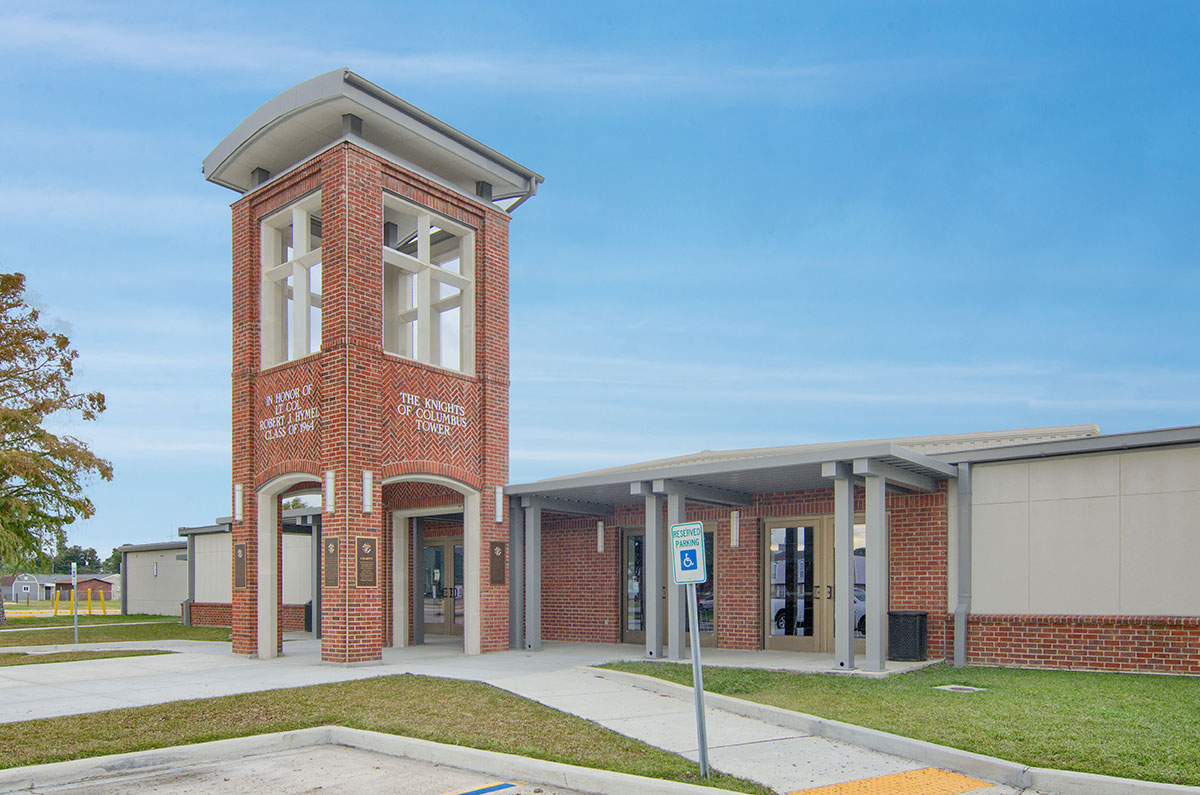 Project - St. Charles Catholic High School - Laplace, LA - Storefront, Entrances - 2017