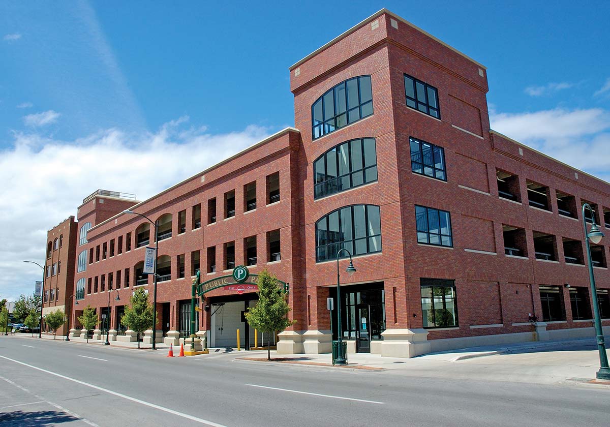 Project - TC Parking Garage - Traverse City, MI - Storefront, Entrance - 2006