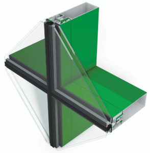400T Cassette Series Curtainwall Cutaway