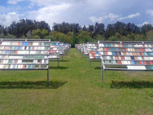 Coated aluminum panels have been tested for performance in the high-salt, high-humidity, and high-UV exposure environment of South Florida. Image courtesy of Linetec.